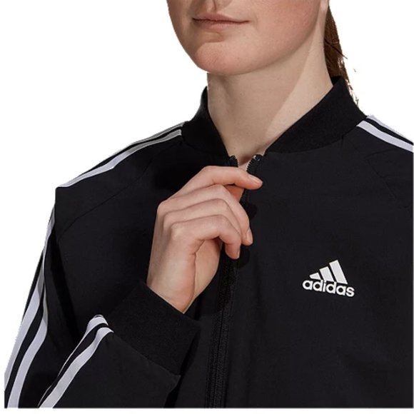 NWT Adidas women's Essentials 3-STRIPES Track Jacket XS - Picture 3 of 7